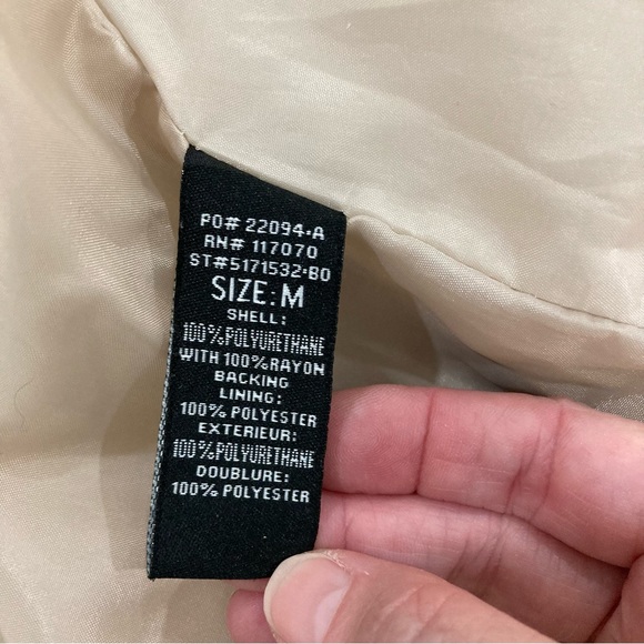 Vegan Leather style moto jacket size M - Picture 6 of 13